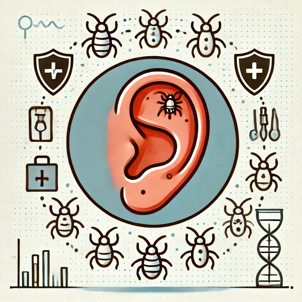 Person tilting head to drain water from their ear after swimming or showering.